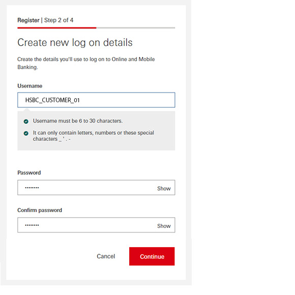 Register For Online Banking HSBC UAE